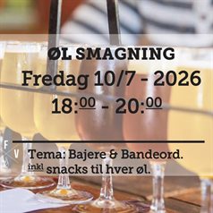Ølsmagning fredag d. 10 Juli 2026 - slikforvoksne.dk